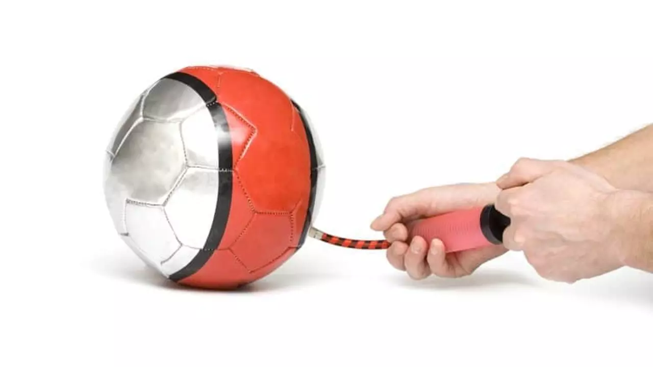 How do you deflate a soccer ball?